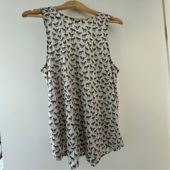 Zebra print flowy tank top - Picture 5 of 8